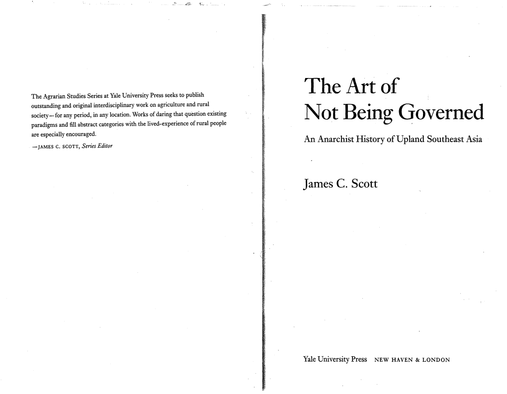 The Art of Not Being Governed