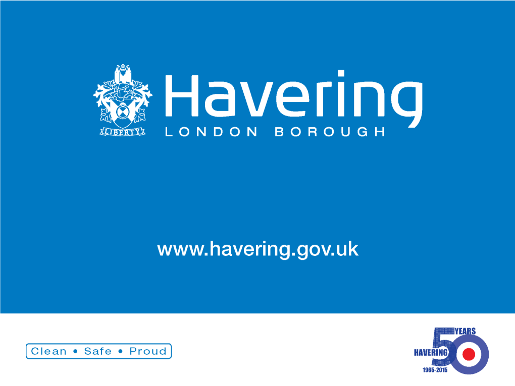 Havering Demographic Profile Powerpoint Presentation V0.2