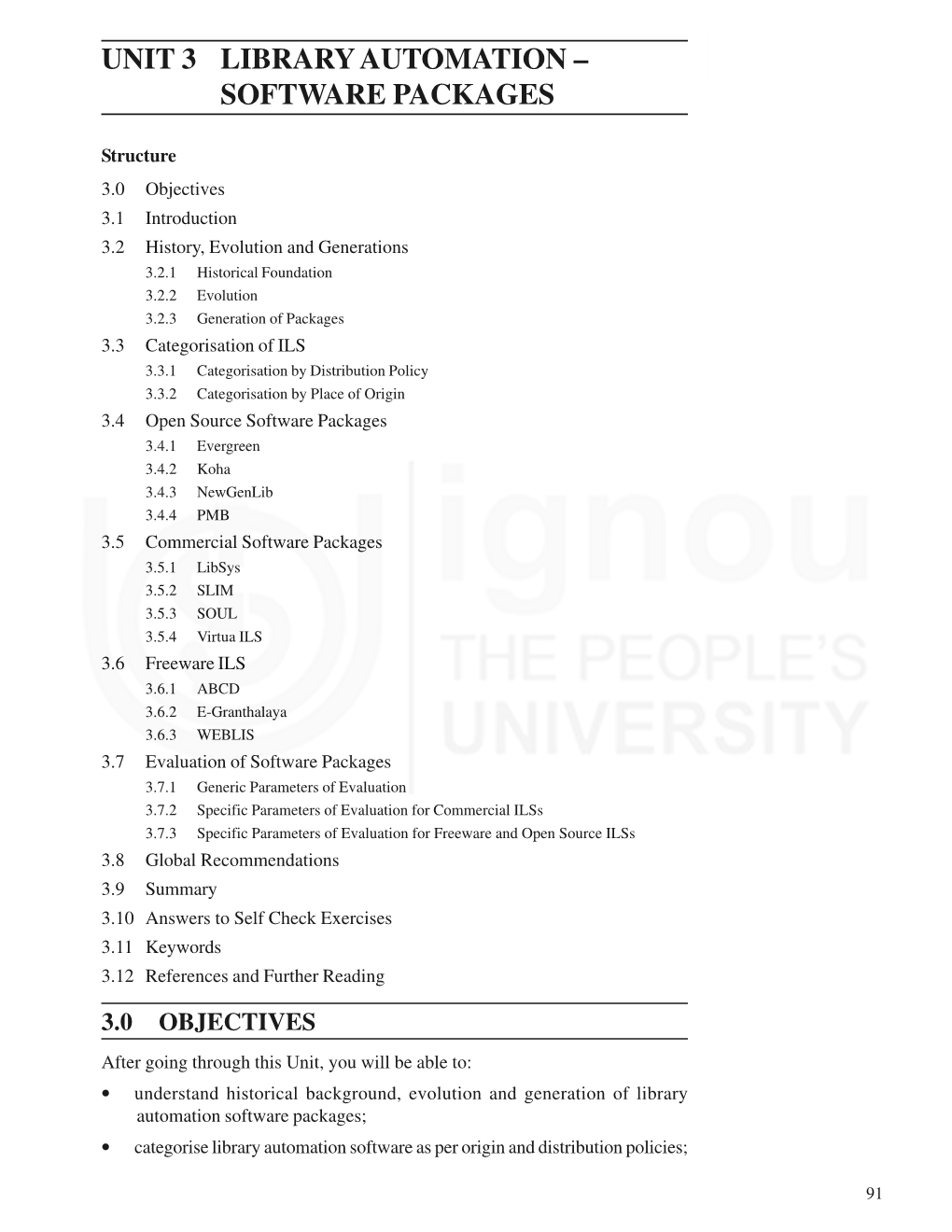 Unit 3 Library Automation – Software Packages