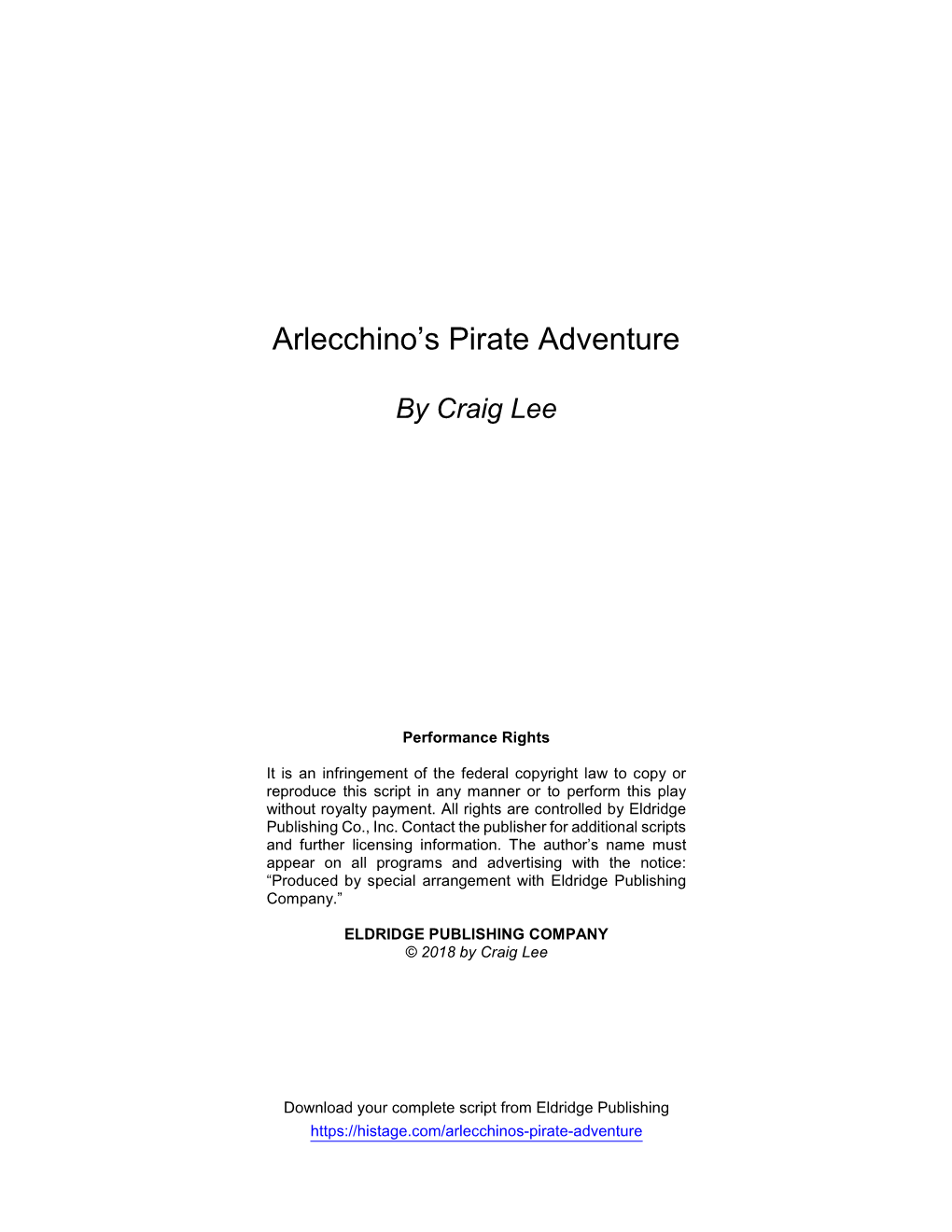 Arlecchino's Pirate Adventure