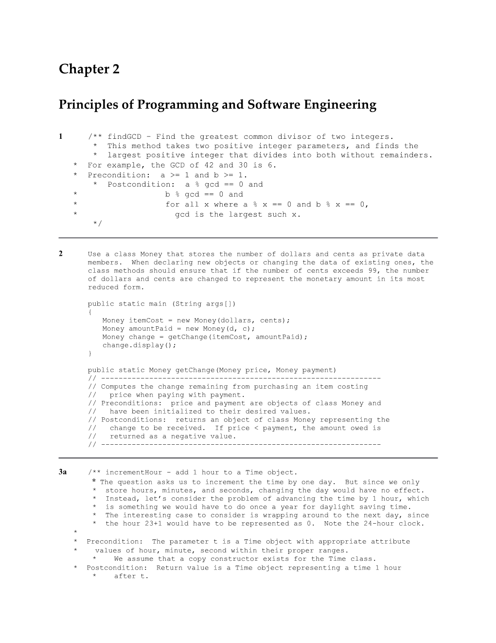 Principles of Programming and Software Engineering