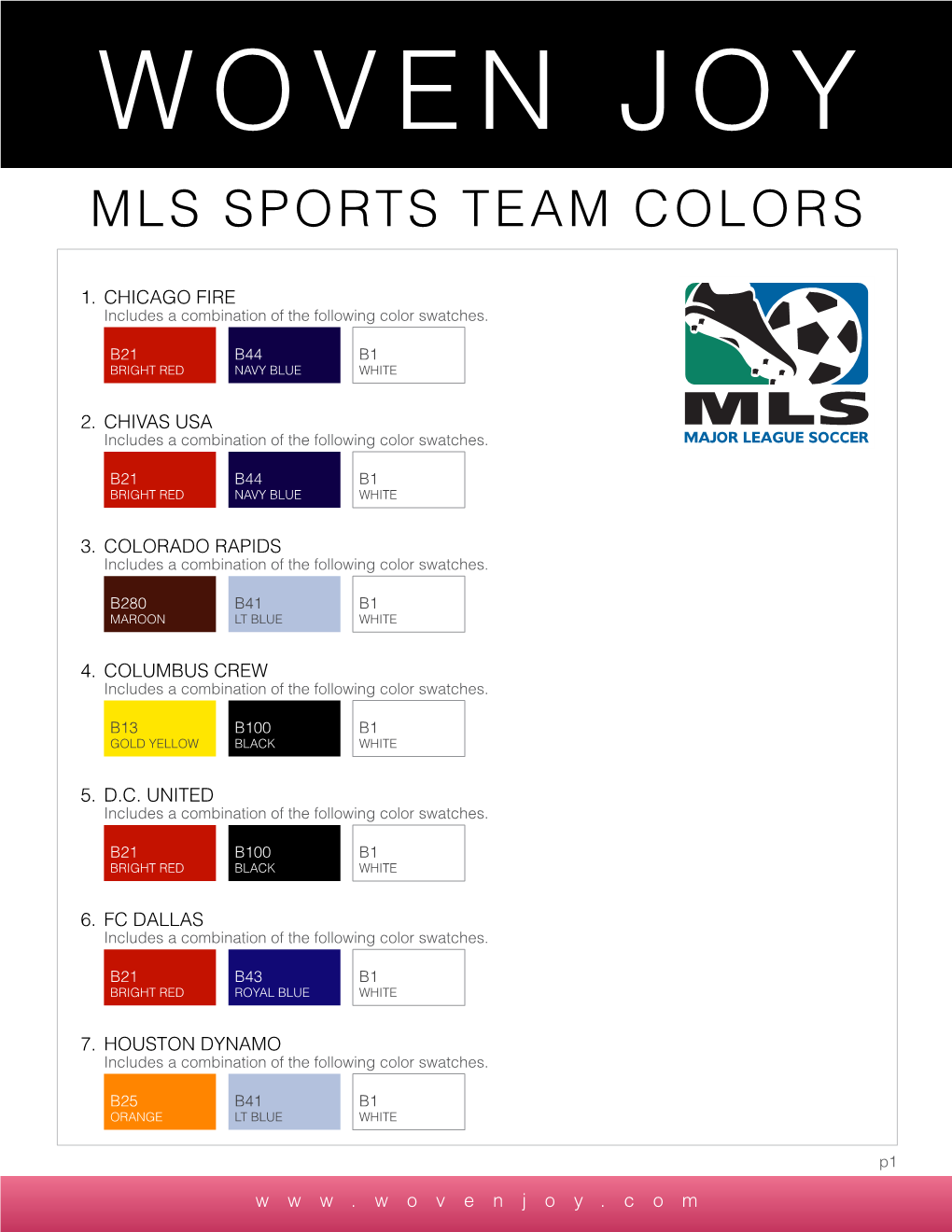 Mls Sports Team Colors