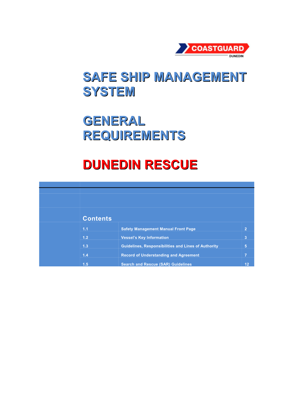 Safe Ship Management System