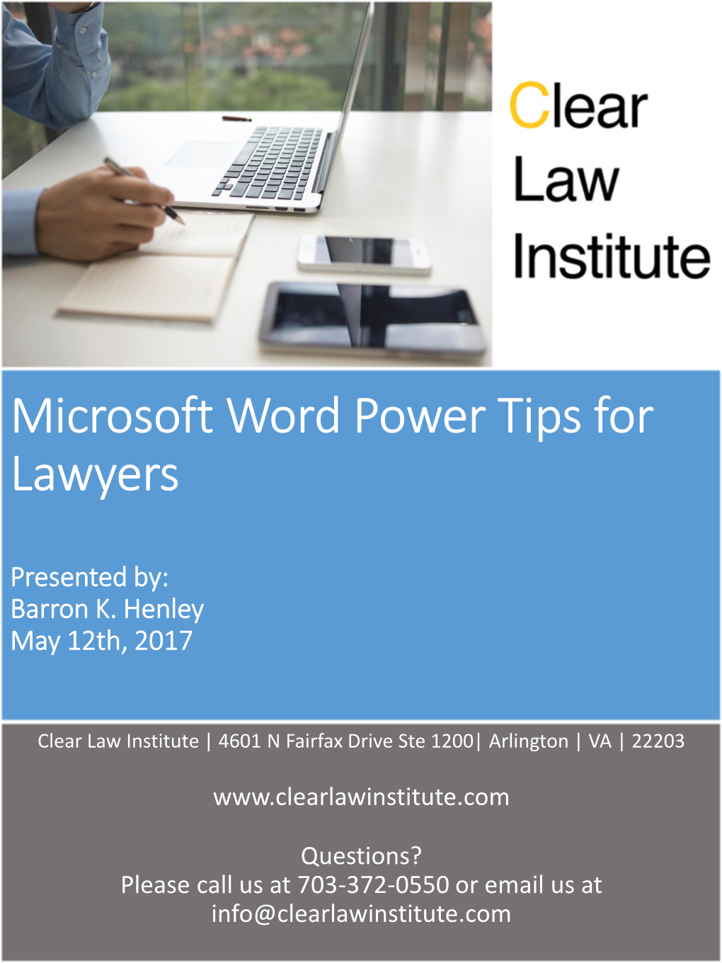 Microsoft Word Power Tips for Lawyers