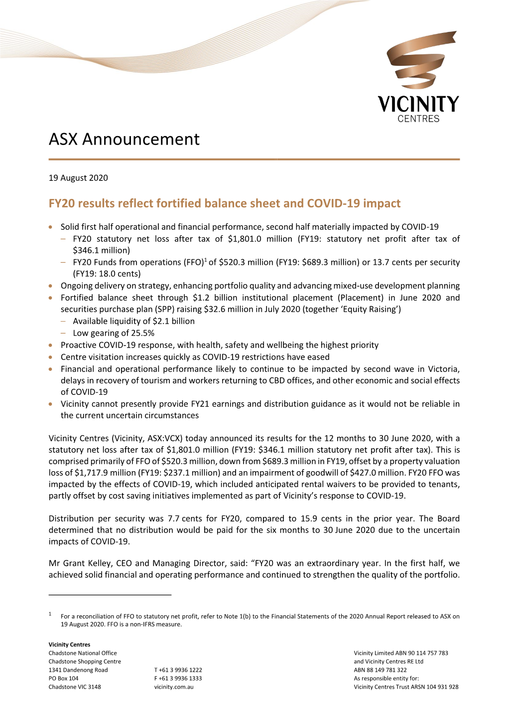 ASX Announcement