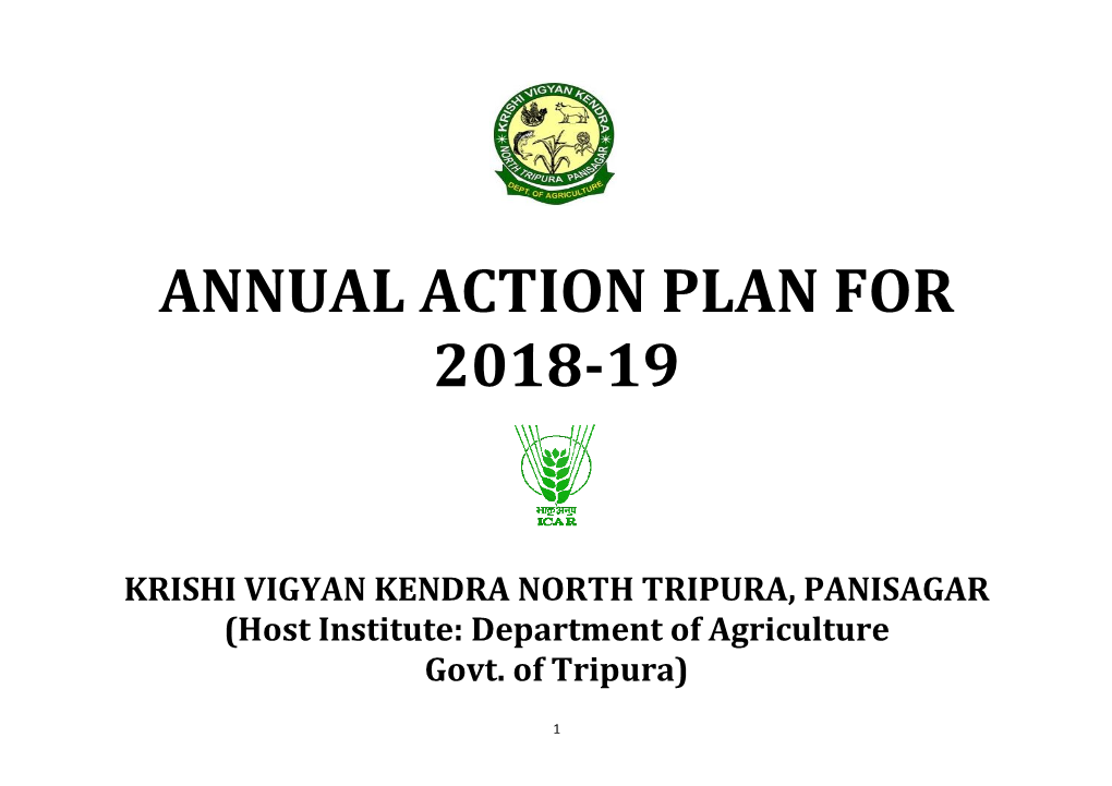 Annual Action Plan for 2018-19