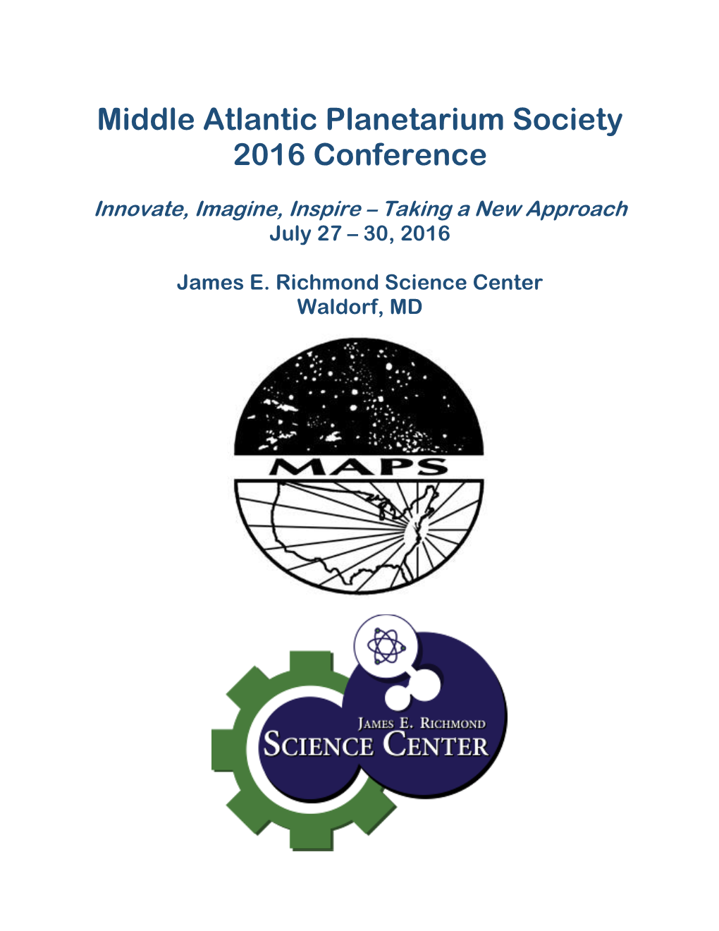 Middle Atlantic Planetarium Society 2016 Conference