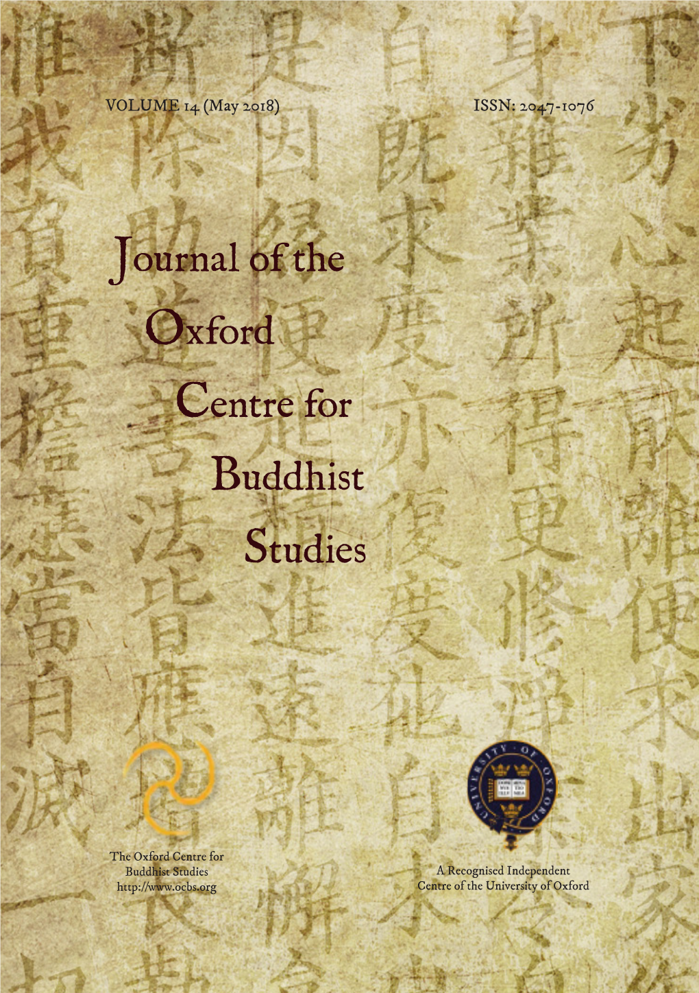 Journal of the Oxford Centre for Buddhist Studies