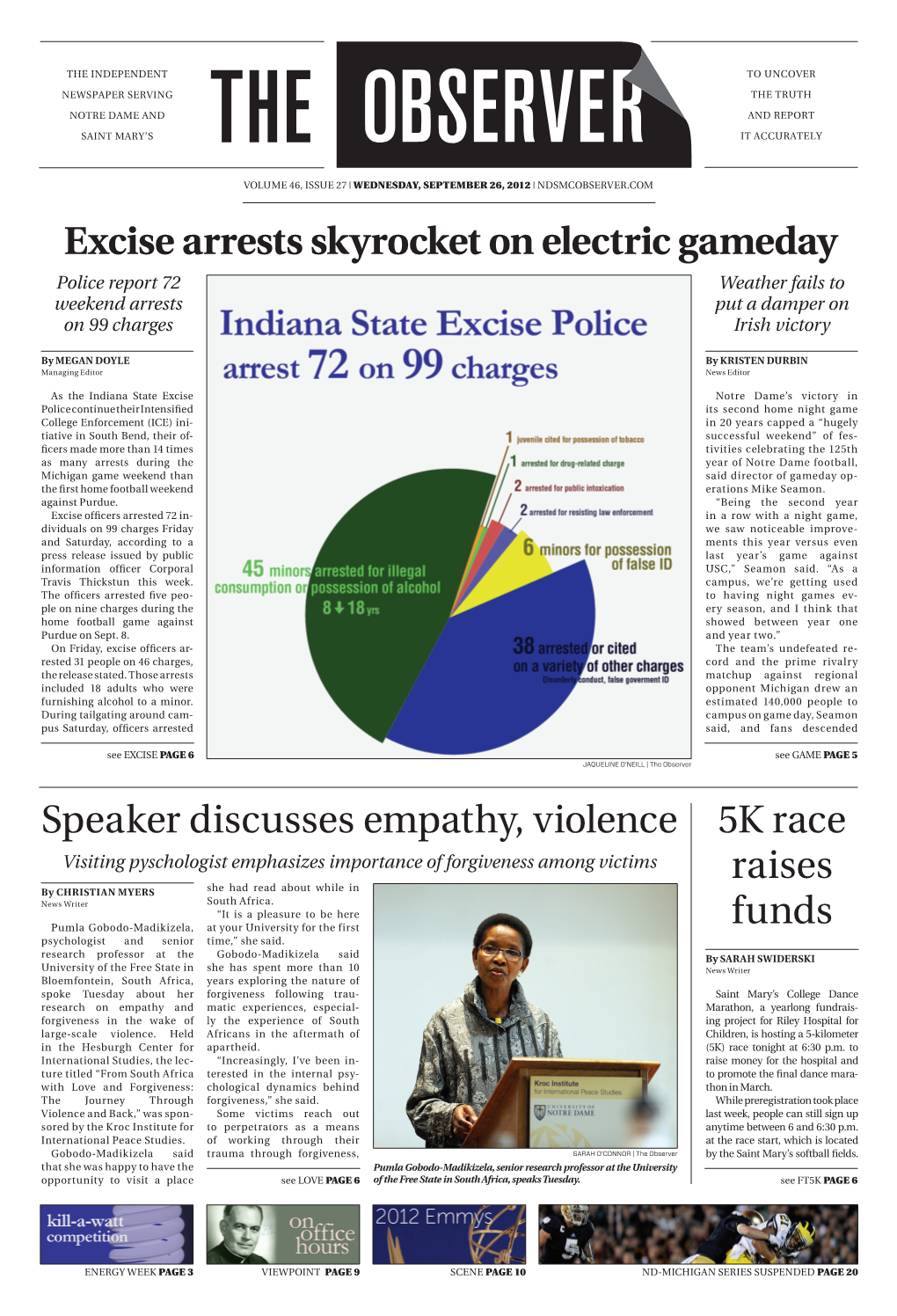 Excise Arrests Skyrocket on Electric Gameday Speaker Discusses