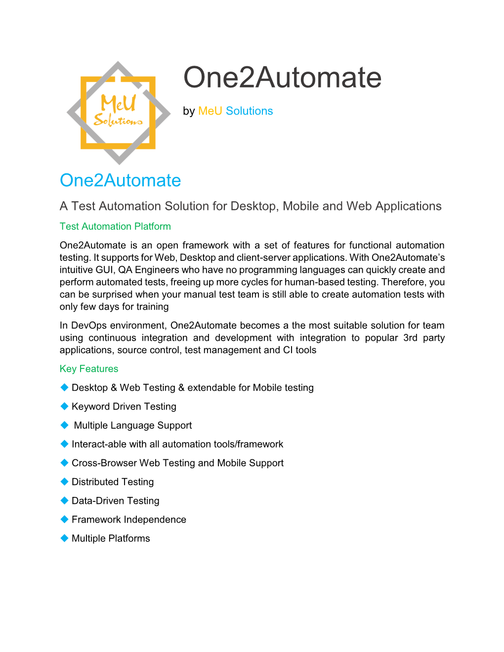 One2automate