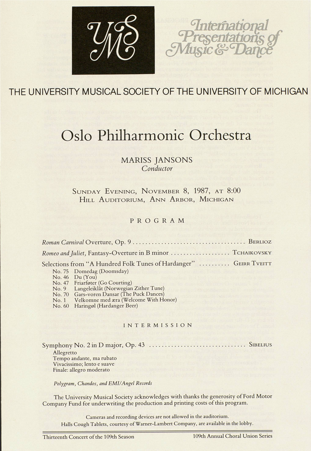 Oslo Philharmonic Orchestra