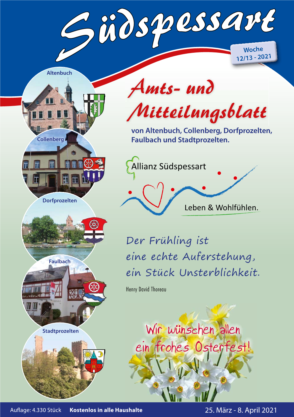 Südspessart Vom 25.03.2021 – Seite 2 Gemeinde Altenbuch Amtlich - Altenbuch Amtlich Amtliches