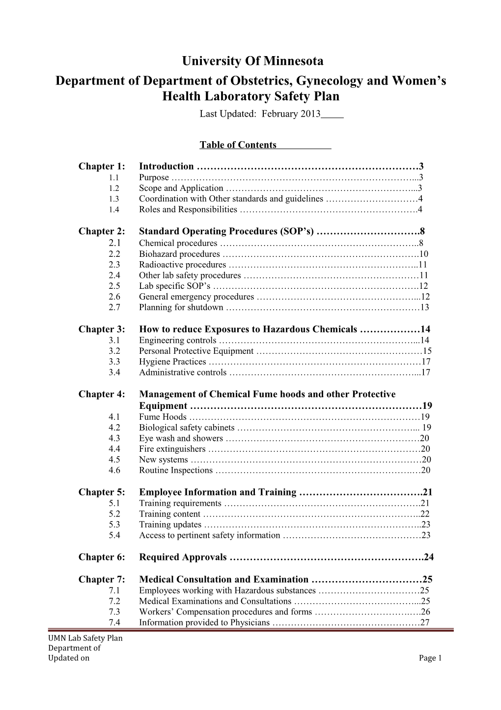 U of MN Lab Safety Plan s1