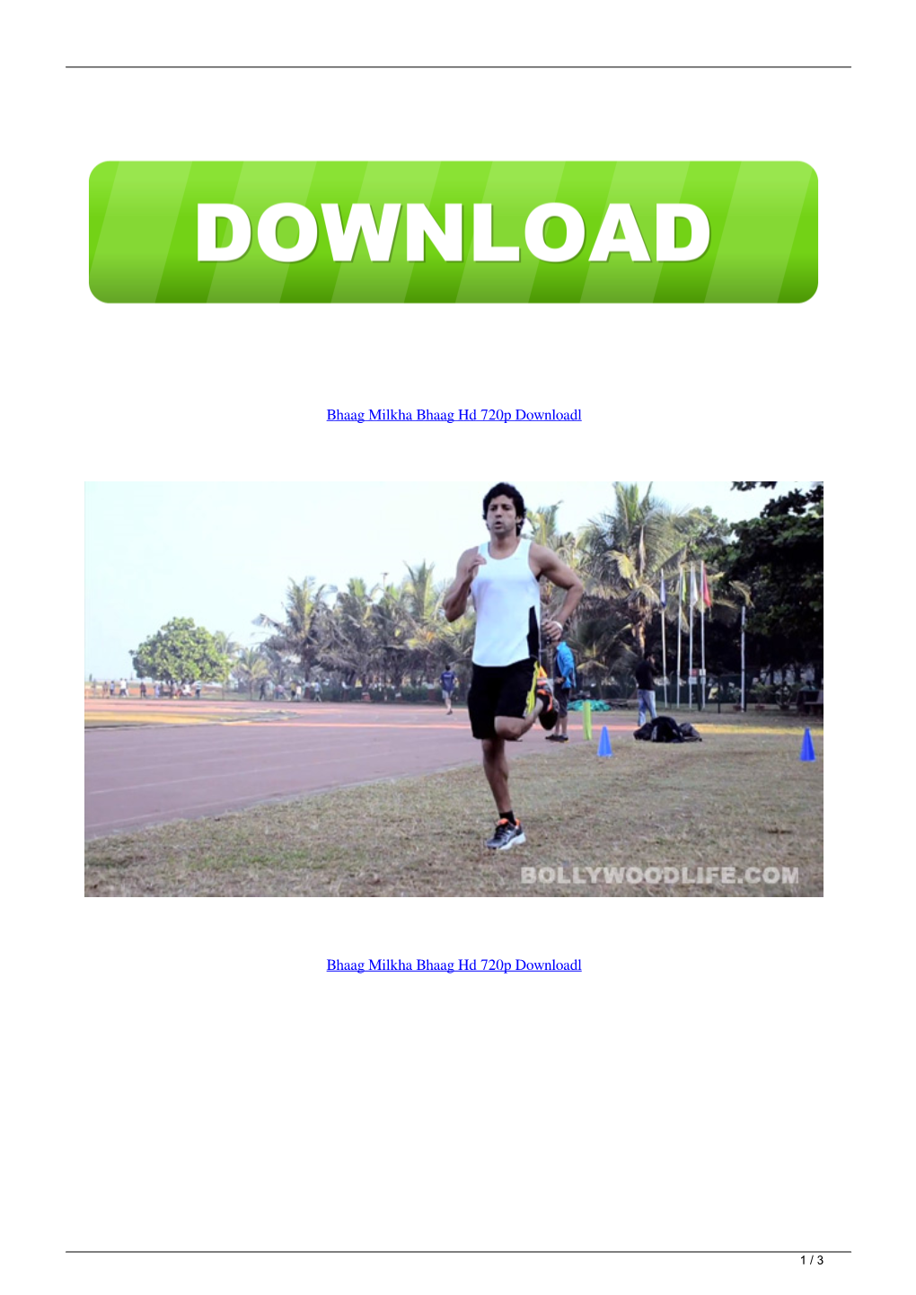 Bhaag Milkha Bhaag Hd 720P Downloadl