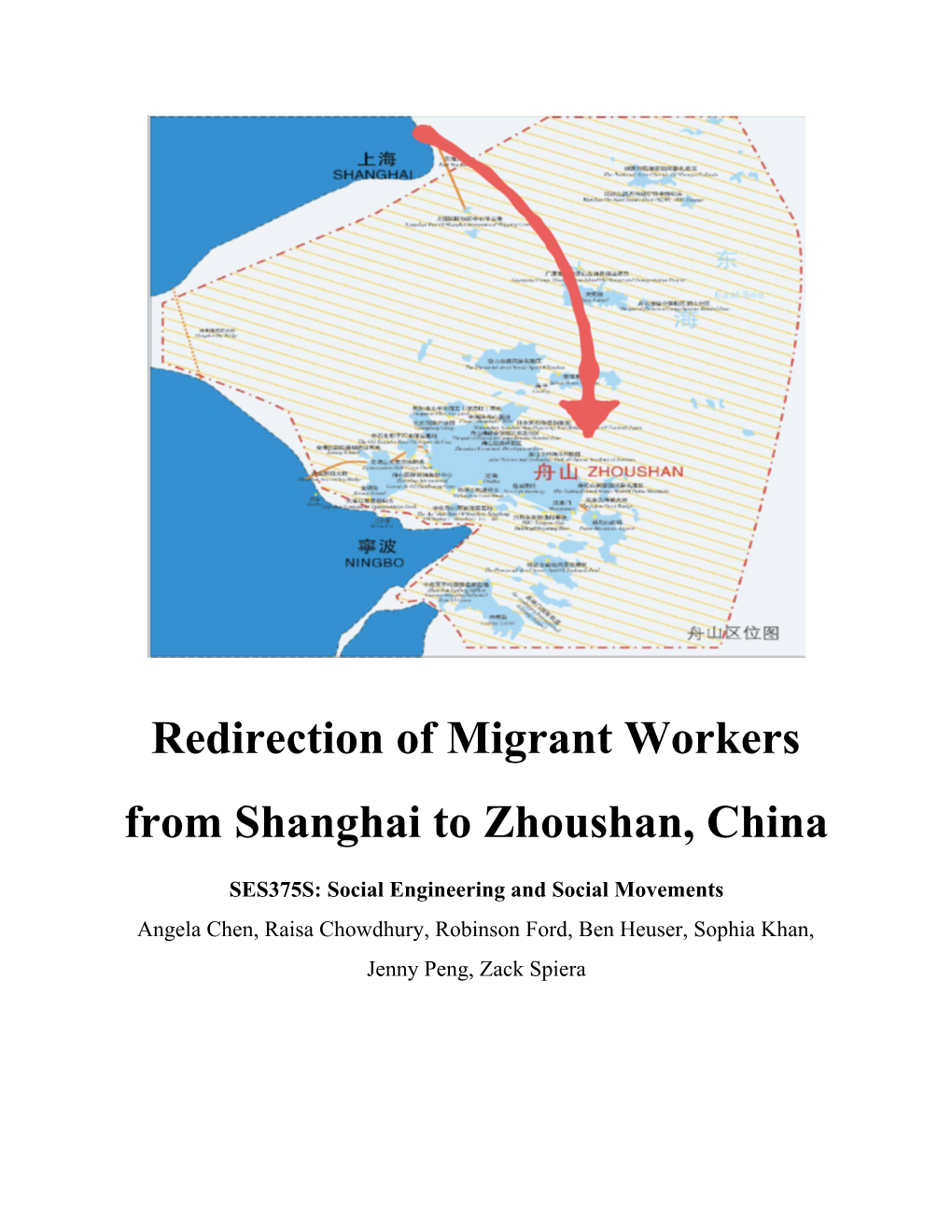 Of Migrant Workers from Shanghai to Zhoushan, China