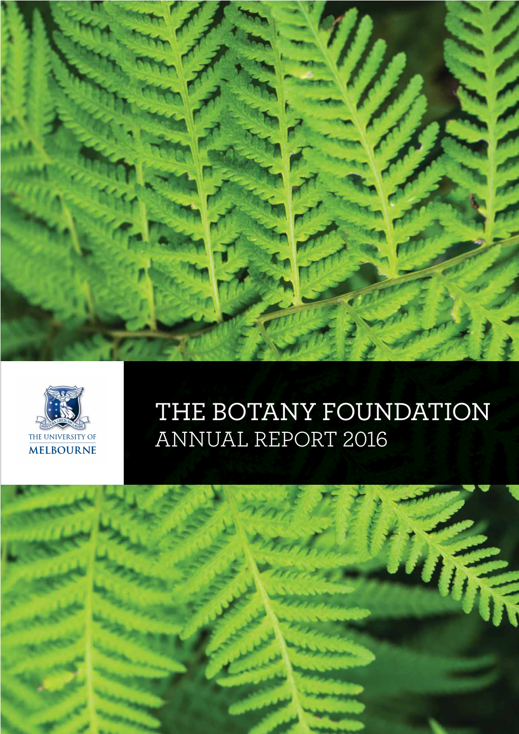 The Botany Foundation Annual Report 2016 Contents