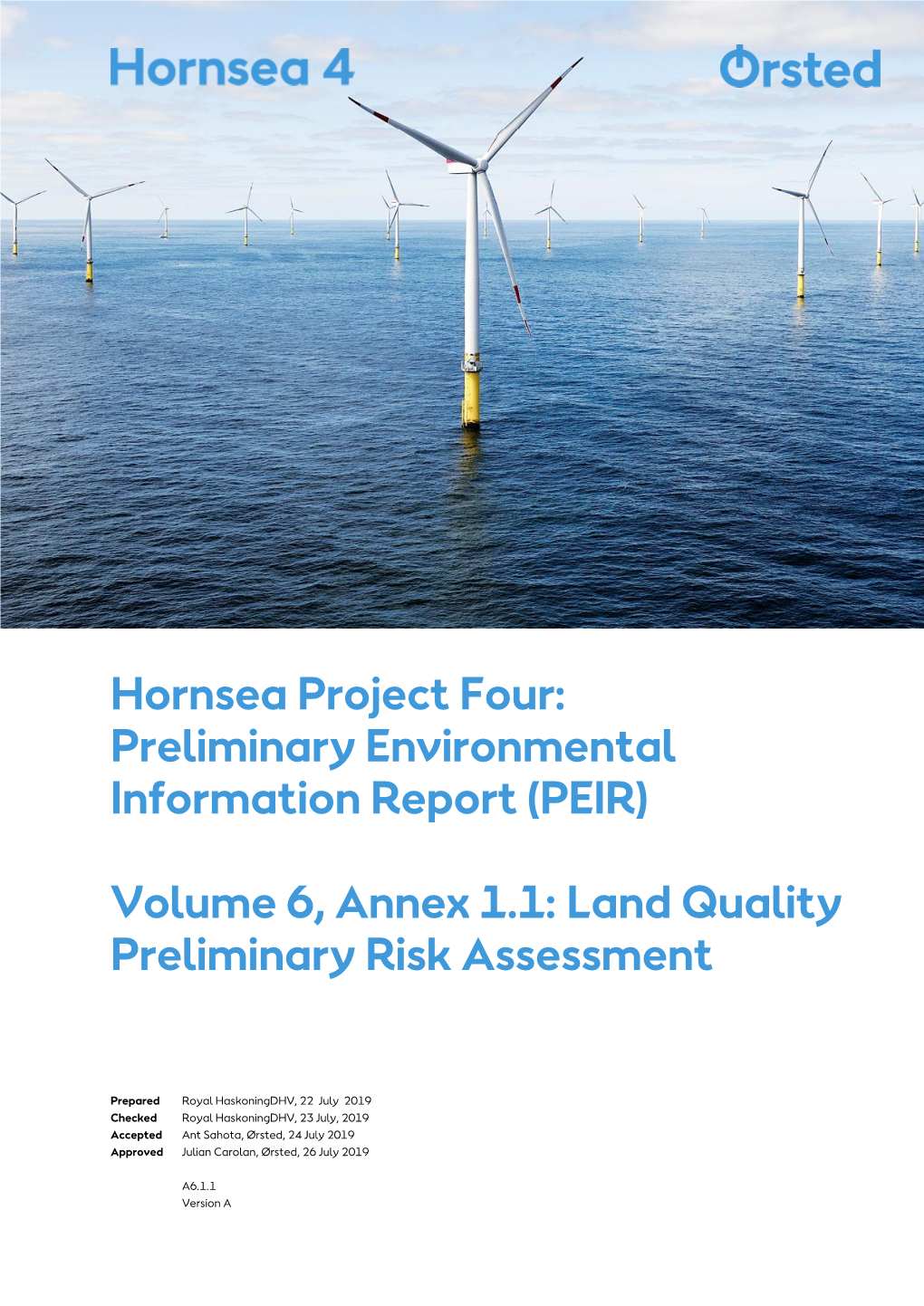 Hornsea Project Four: Preliminary Environmental Information Report (PEIR)