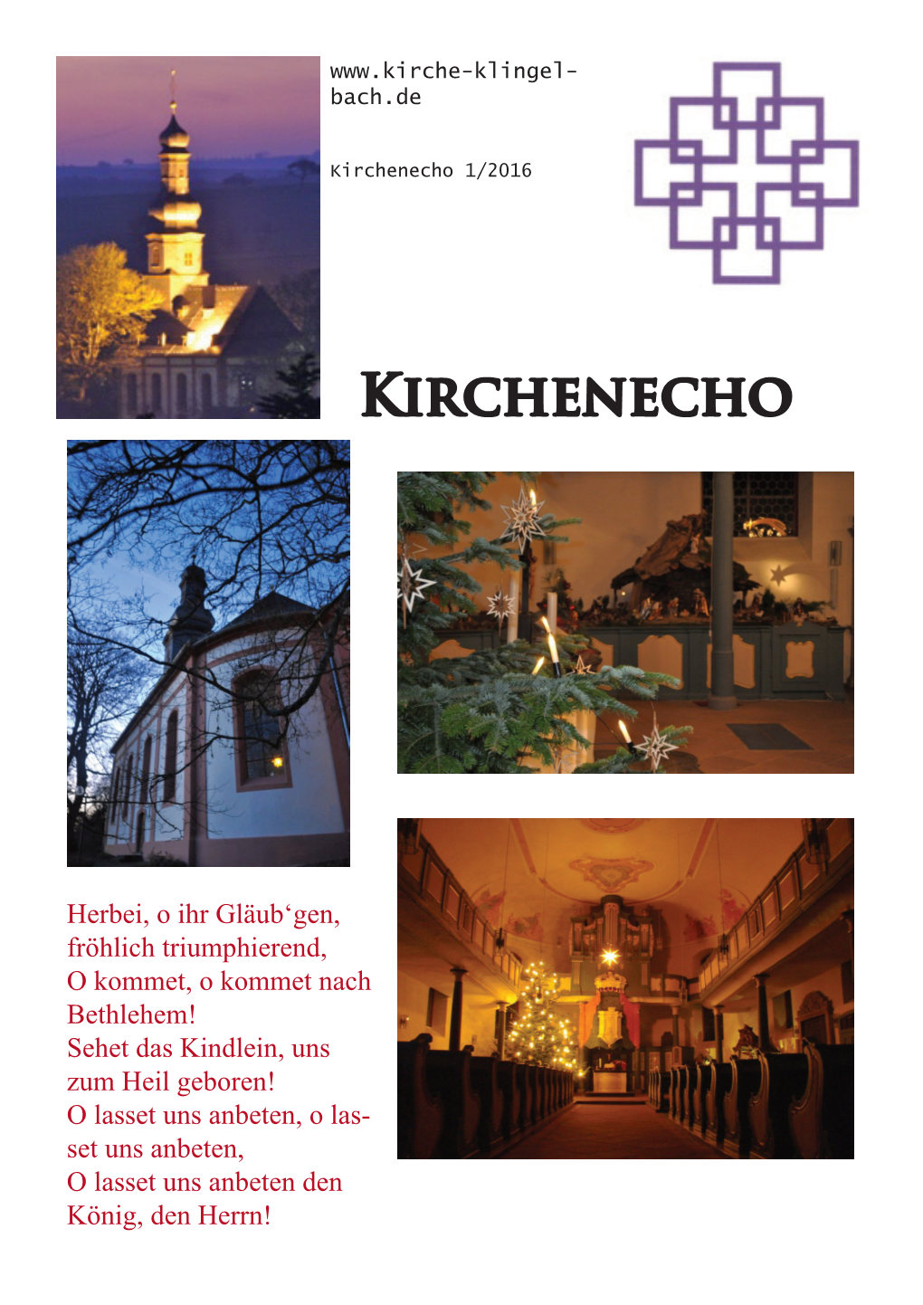 Kirchenecho 1/2016