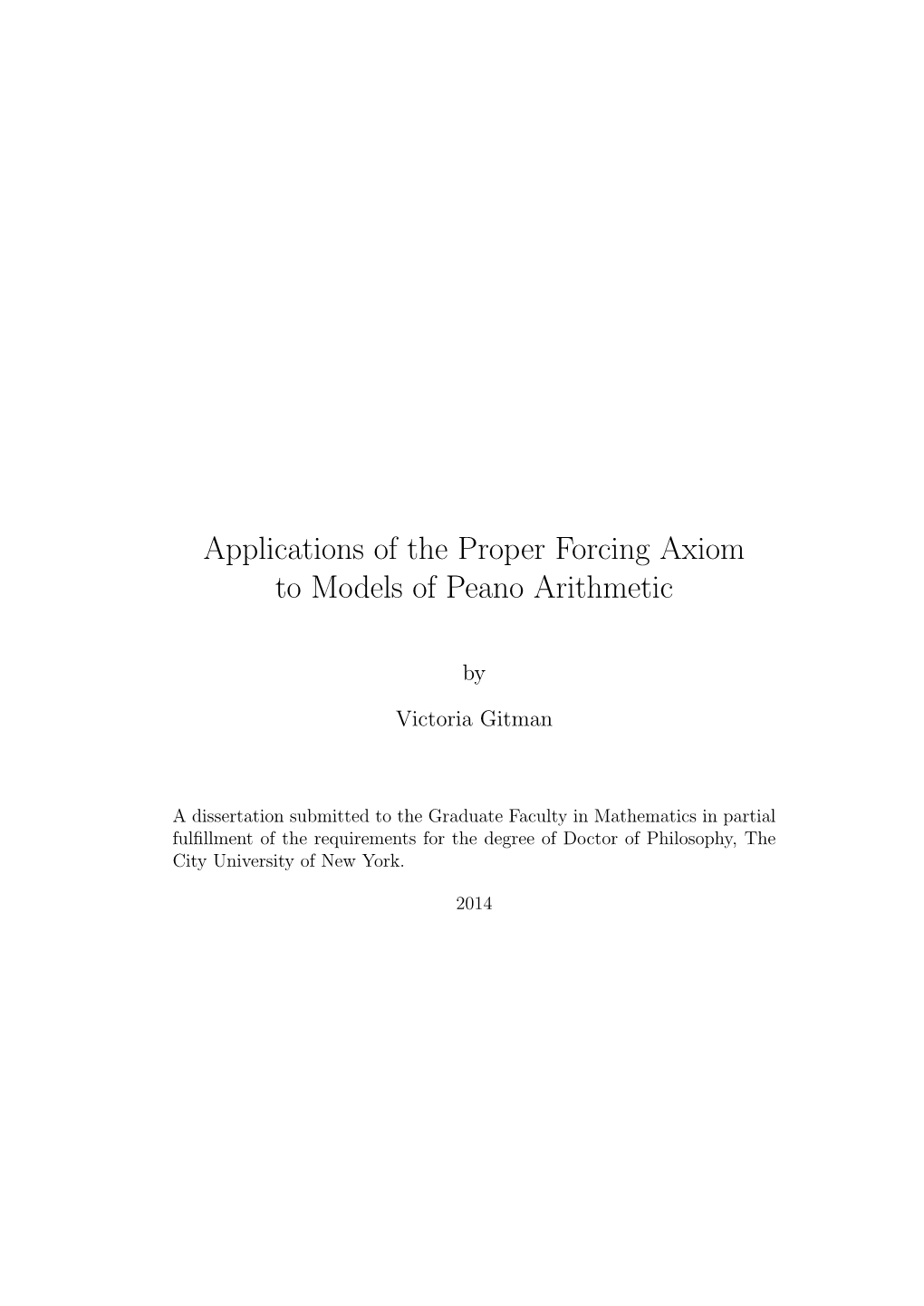 Applications of the Proper Forcing Axiom to Models of Peano Arithmetic