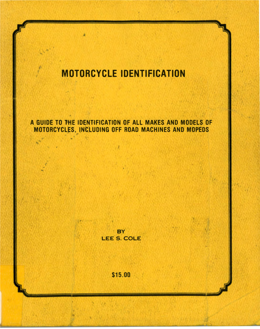 Motorcycle Identif.Ication