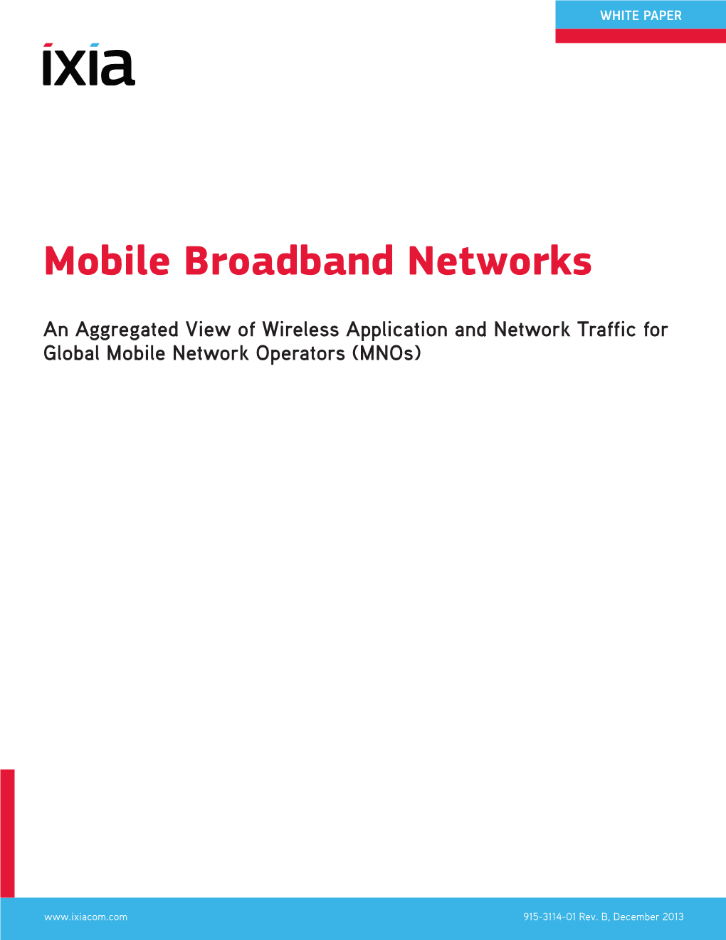 Mobile Broadband Networks
