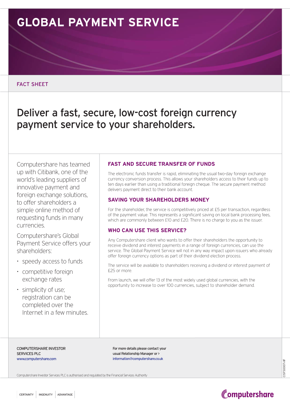 Global Payment Service