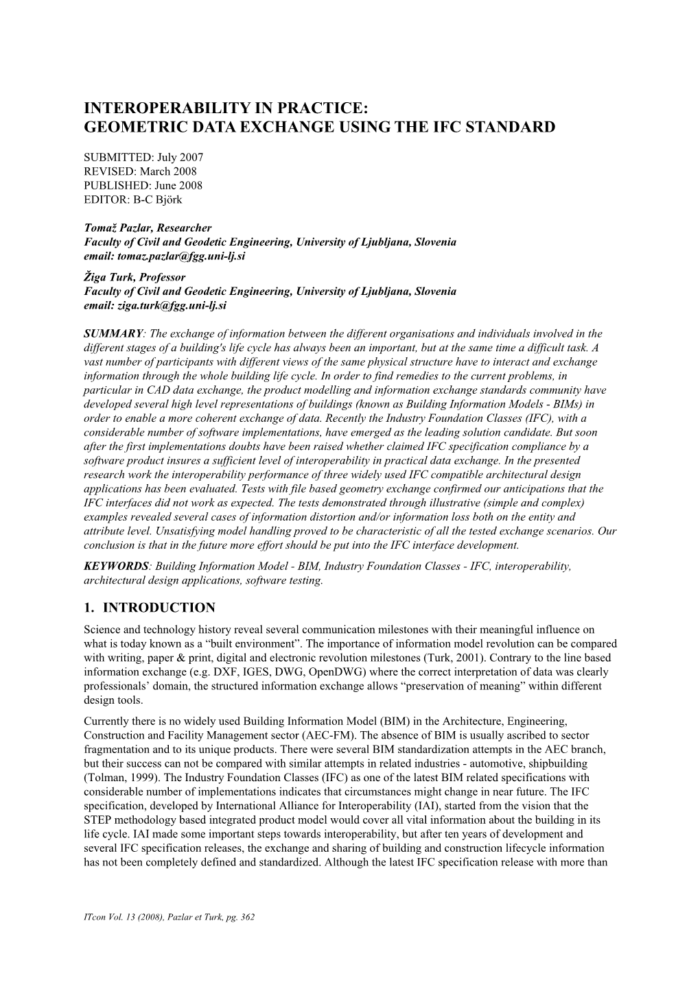 Prototype of a Construction Project Documentation Management