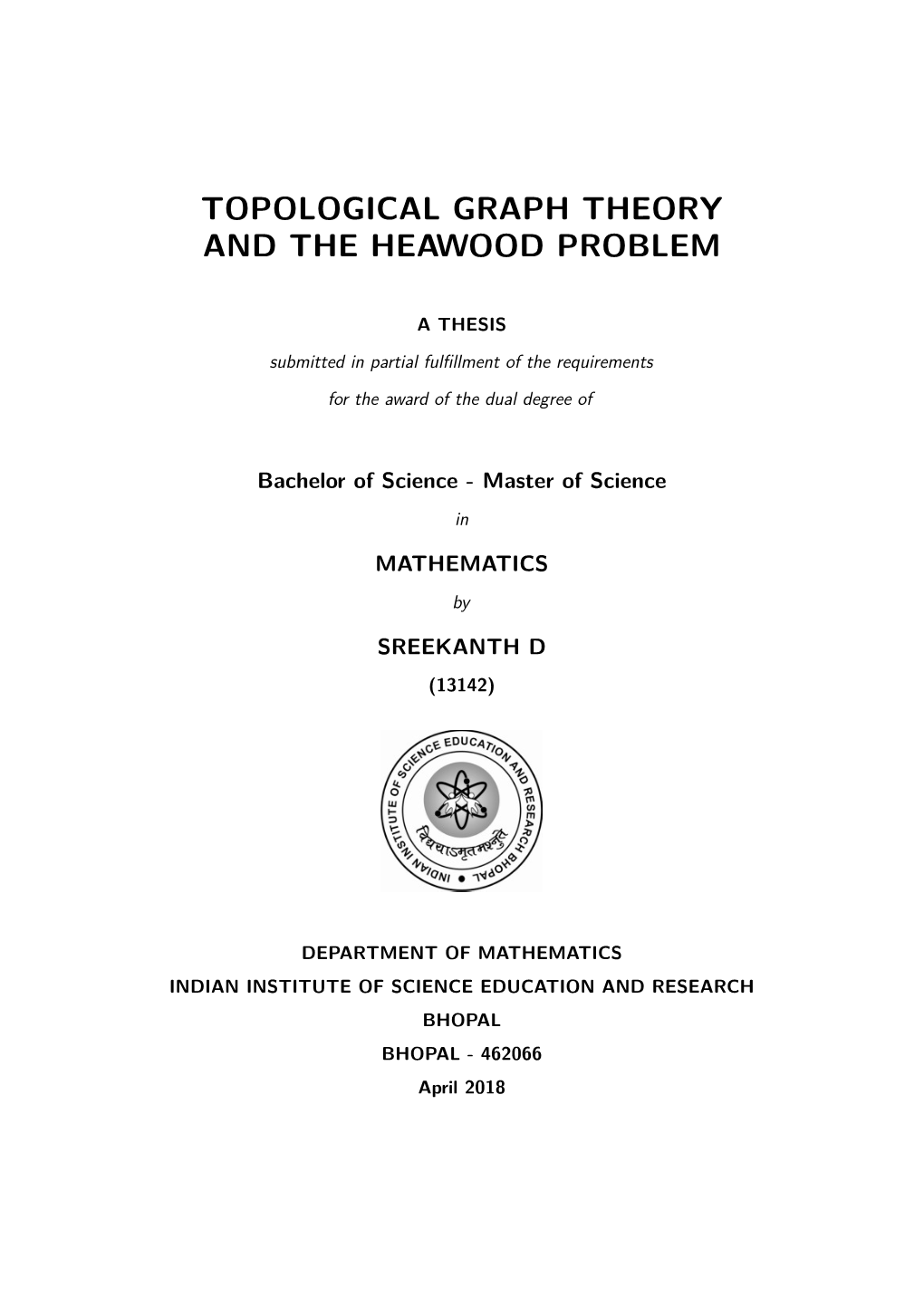 Topological Graph Theory and the Heawood Problem