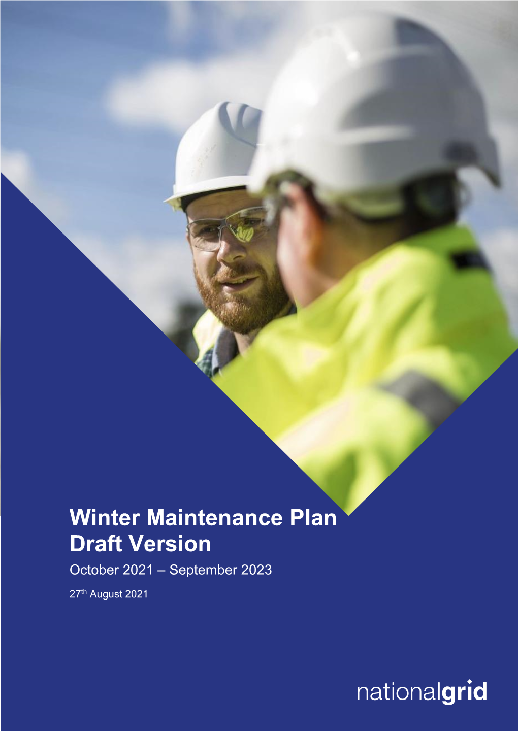 Winter 2021 Maintenance Programme Draft