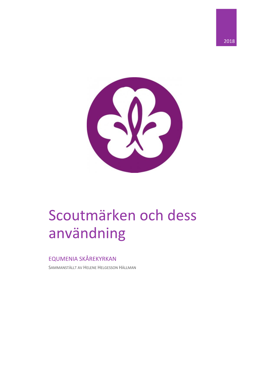 Scoutmärken Och Dess Användning