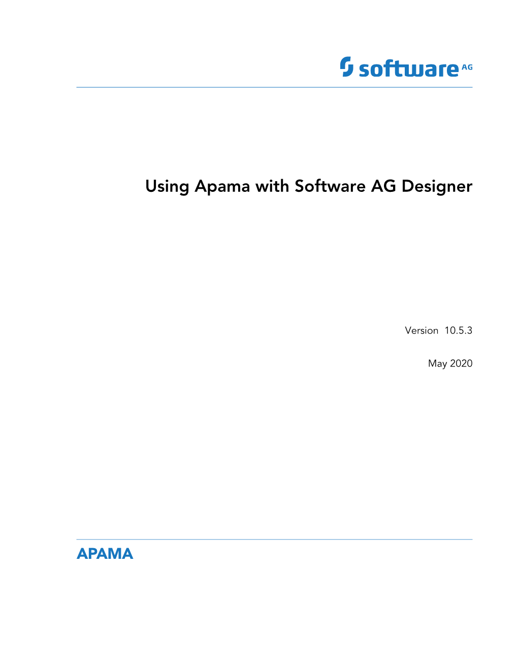 Using Apama with Software AG Designer