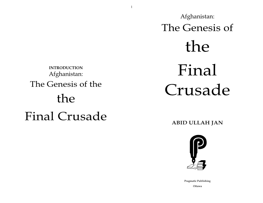 The Final Crusade / Abid Ullah Jan