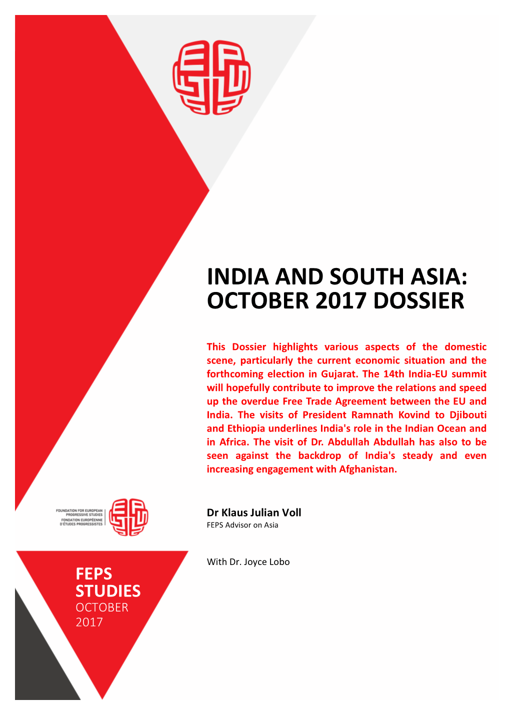India and South Asia: October 2017 Dossier