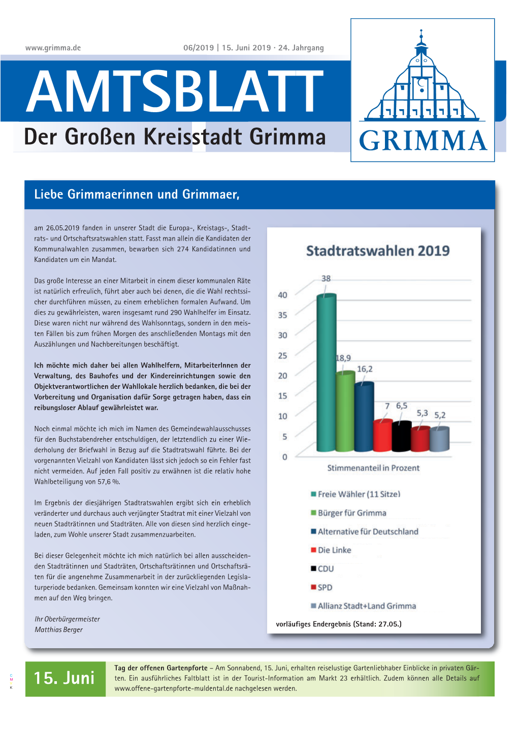 AMTSBLATT Der Großen Kreisstadt Grimma