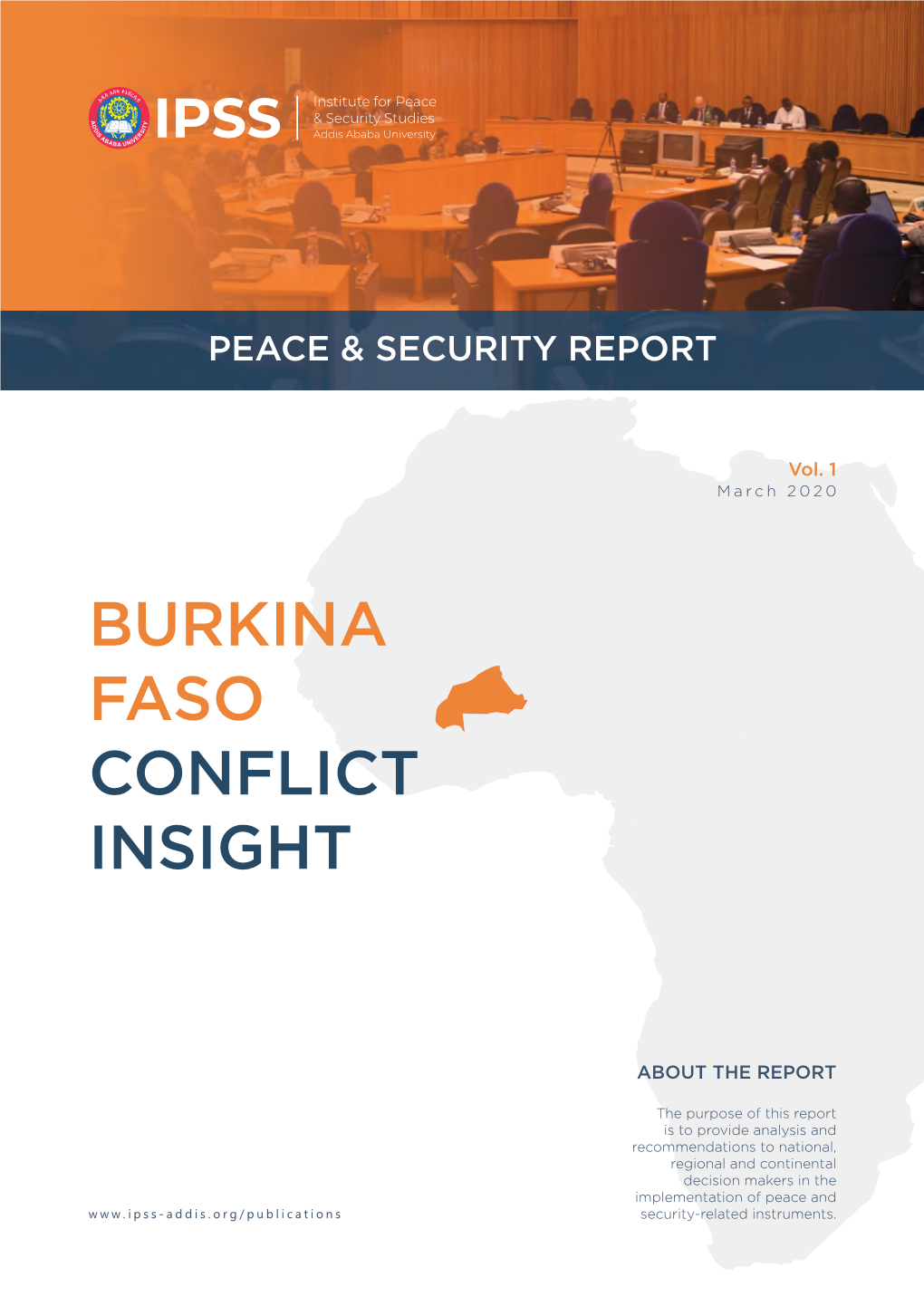 Burkina Faso Conflict Insights Vol 1