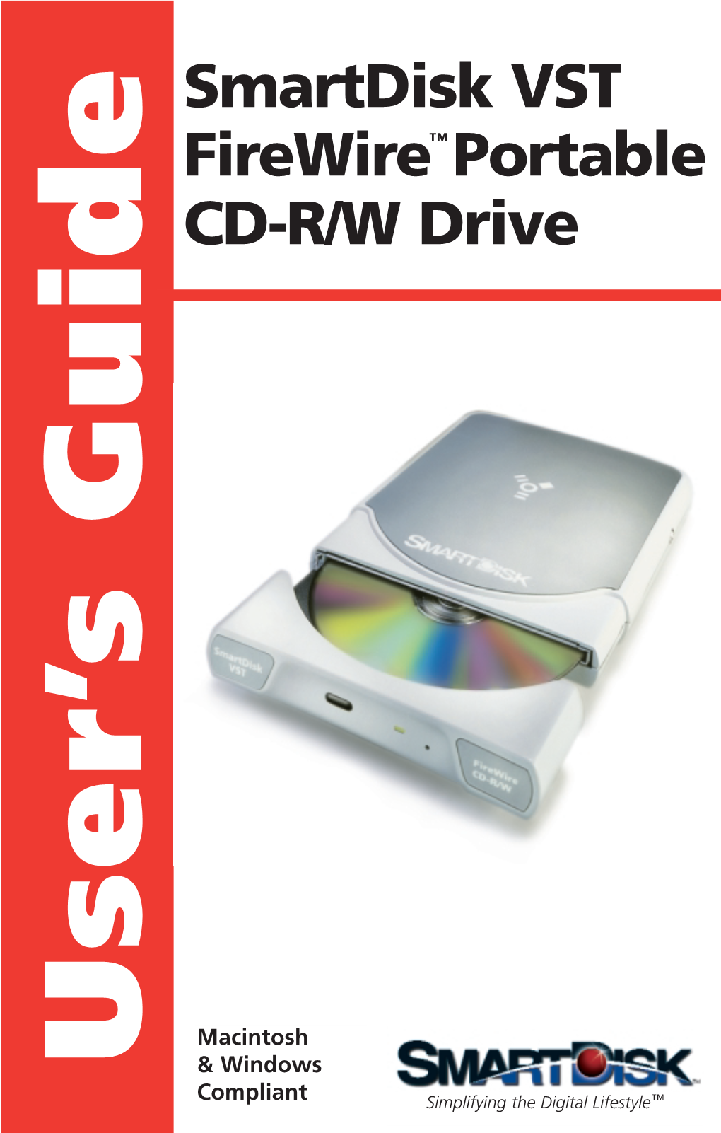 Smartdisk VST Firewire™ Portable CD-R/W Drive