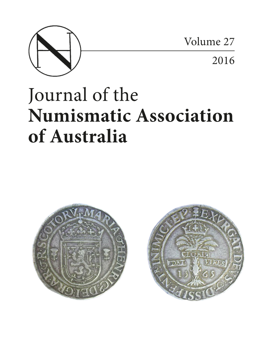 Journal of the Numismatic Association of Australia Imprint