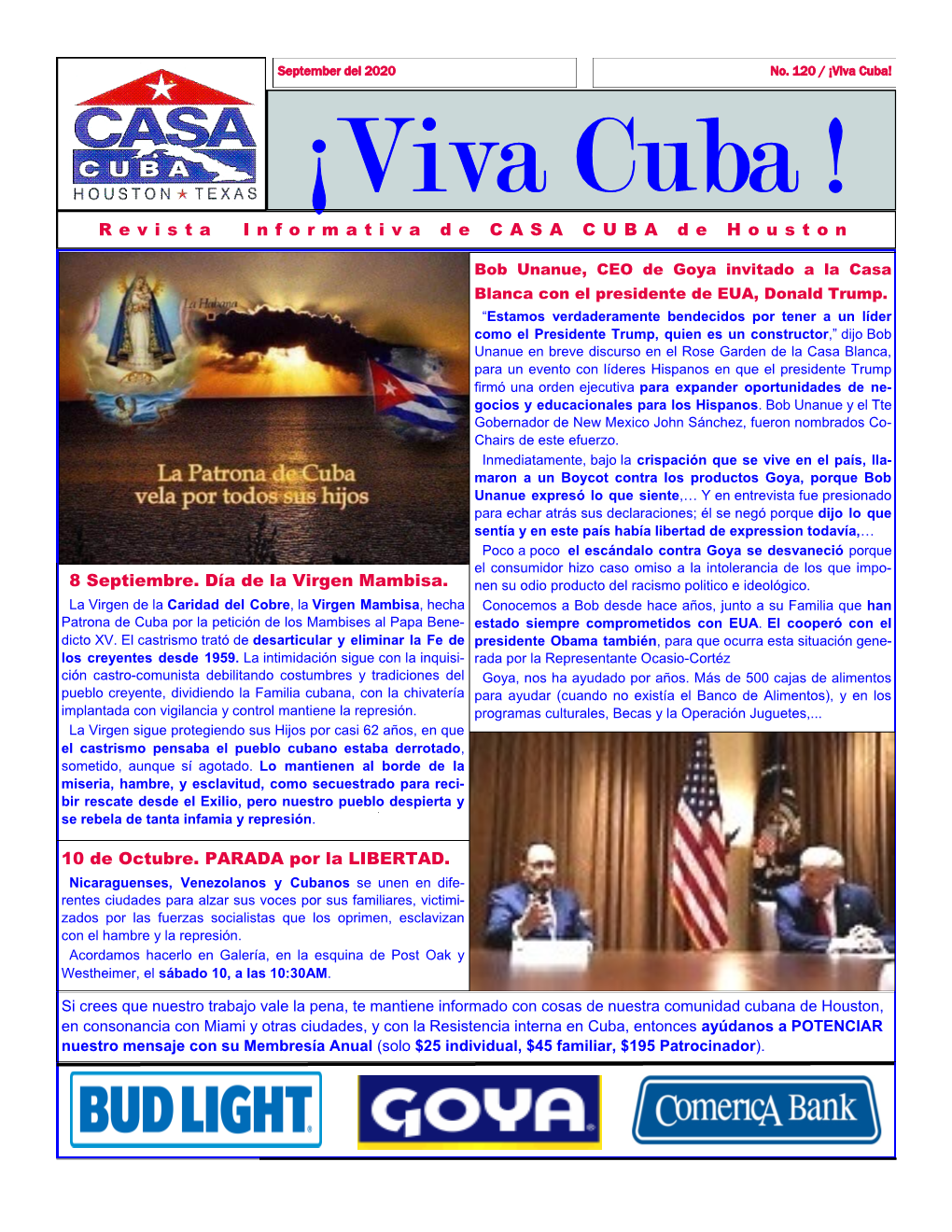 Revista Viva Cuba Septiembre 2020 No 120