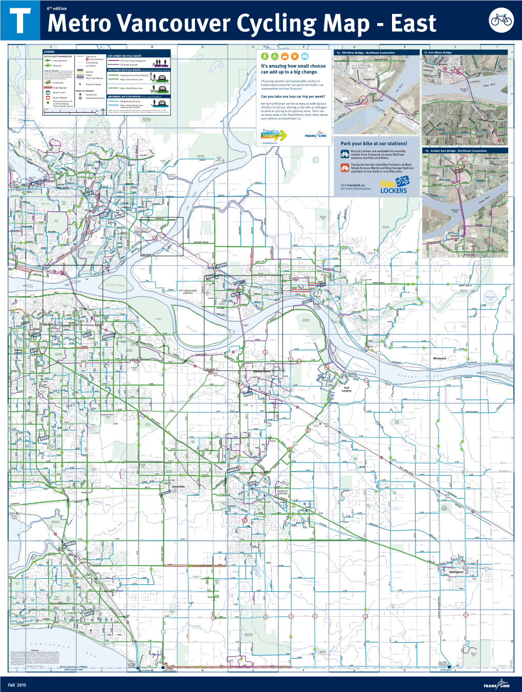 Translink Regional Cycling Map East