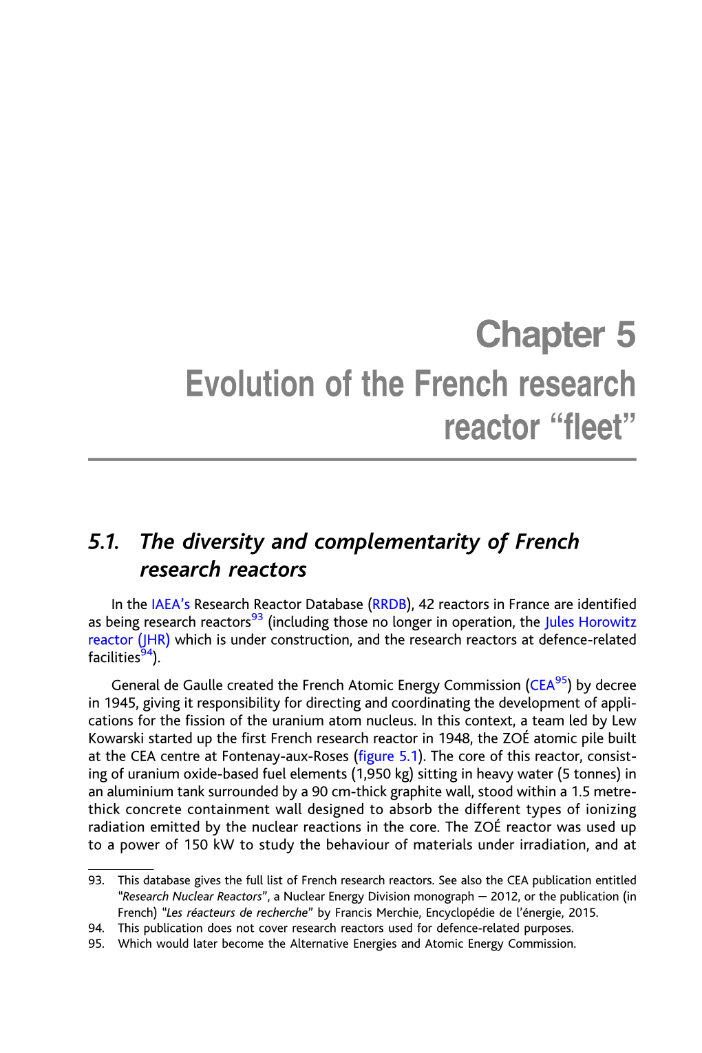 Evolution of the French Research Reactor “Fleet”