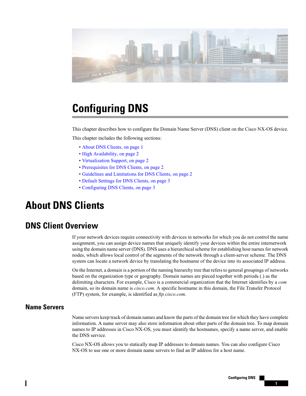 Configuring DNS