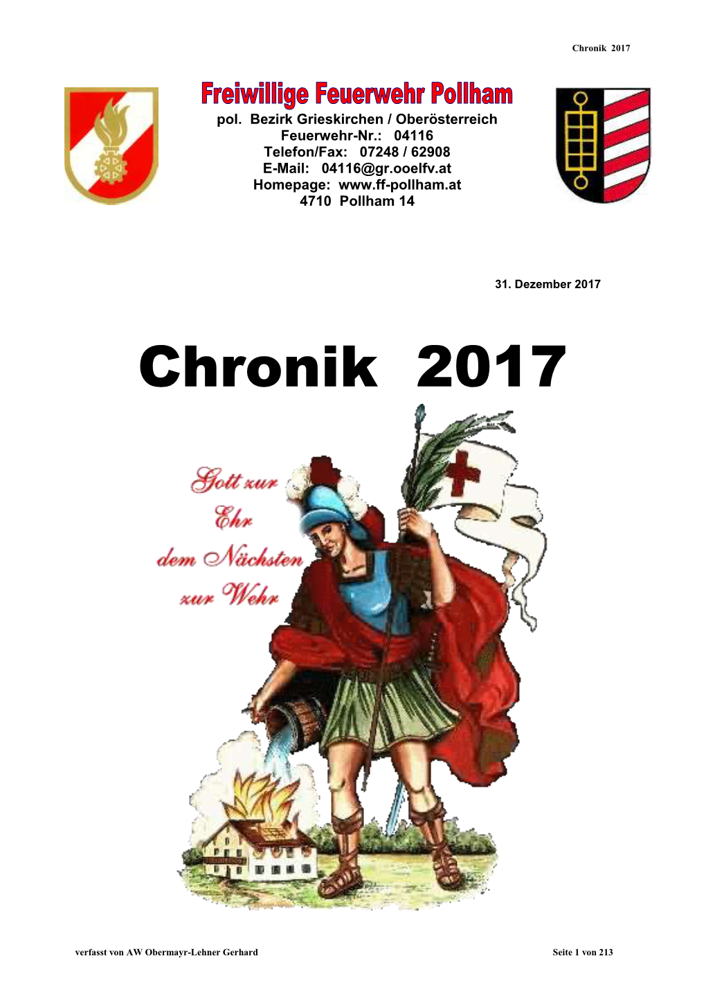 FF-Chronik 2017