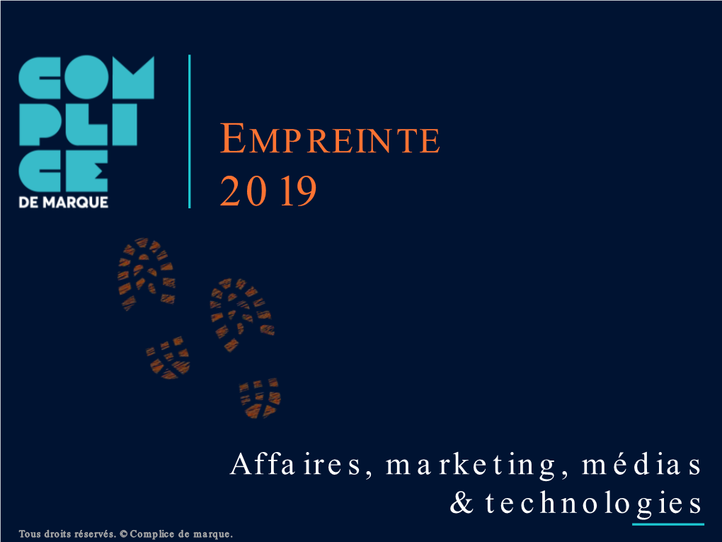 Empreinte 2019