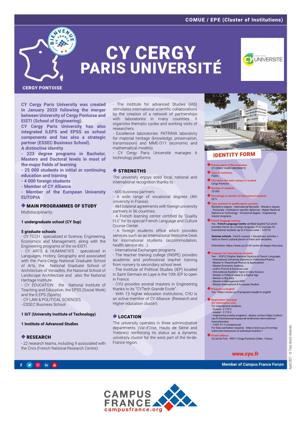 Cy Cergy Paris Université