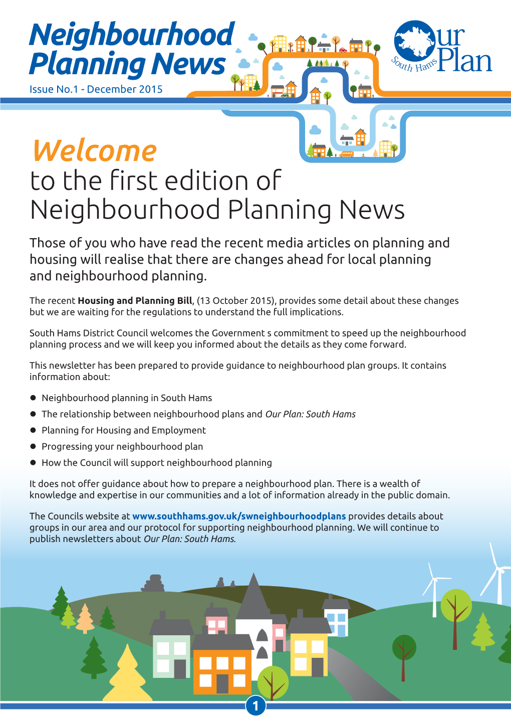 Neighbourhood Planning News Issue No.1 - December 2015