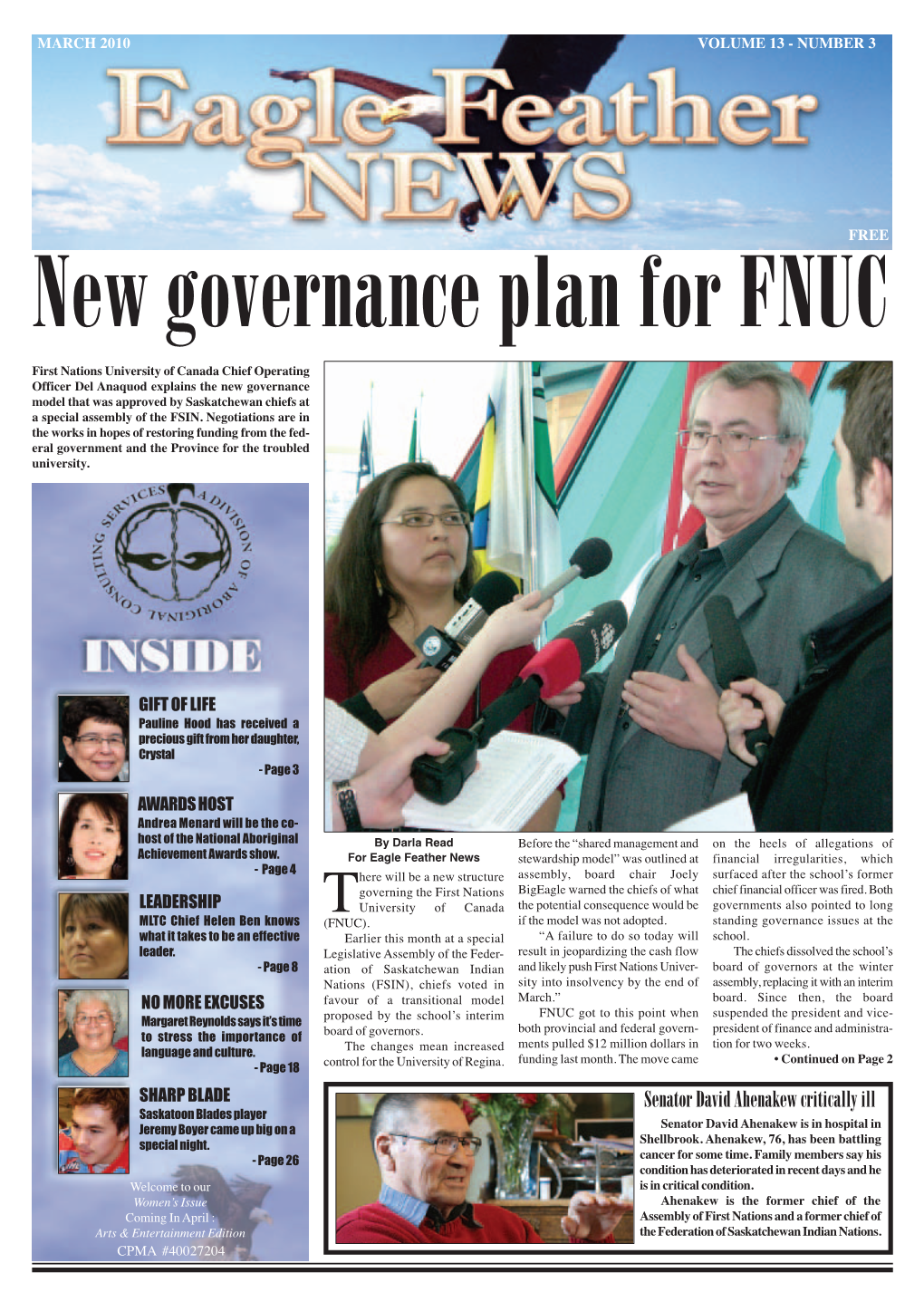 New Governance Plan for FNUC