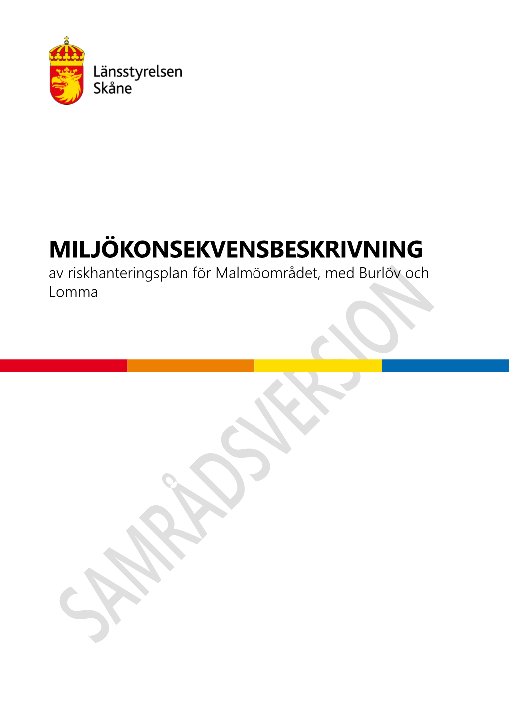 Miljökonsekvensbeskrivning Samråd Malmö.Pdf