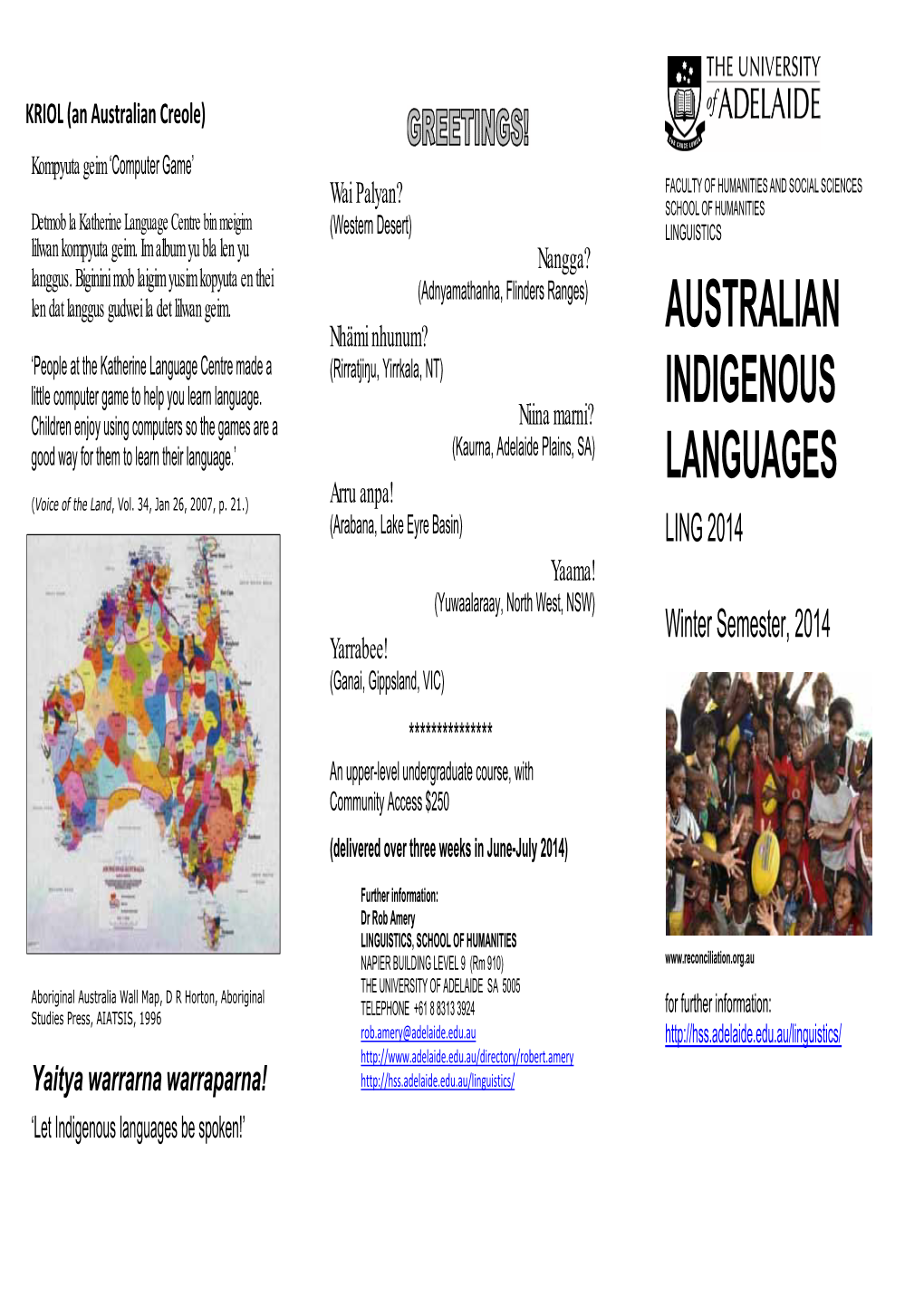 Australian Indigenous Languages