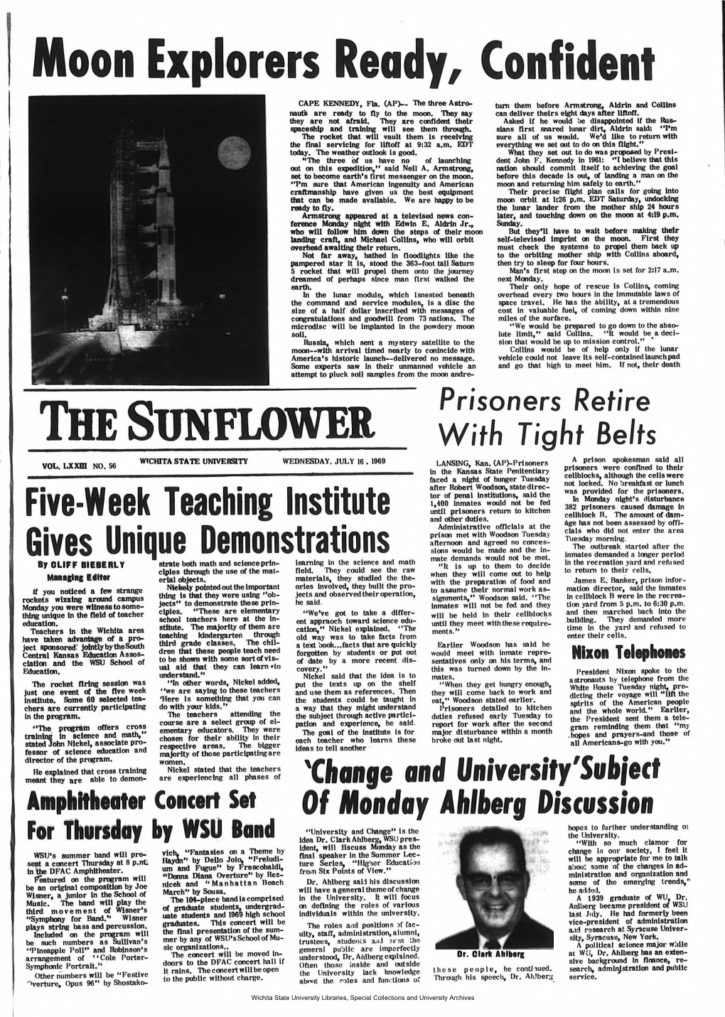 Sunflower July 16, 1969