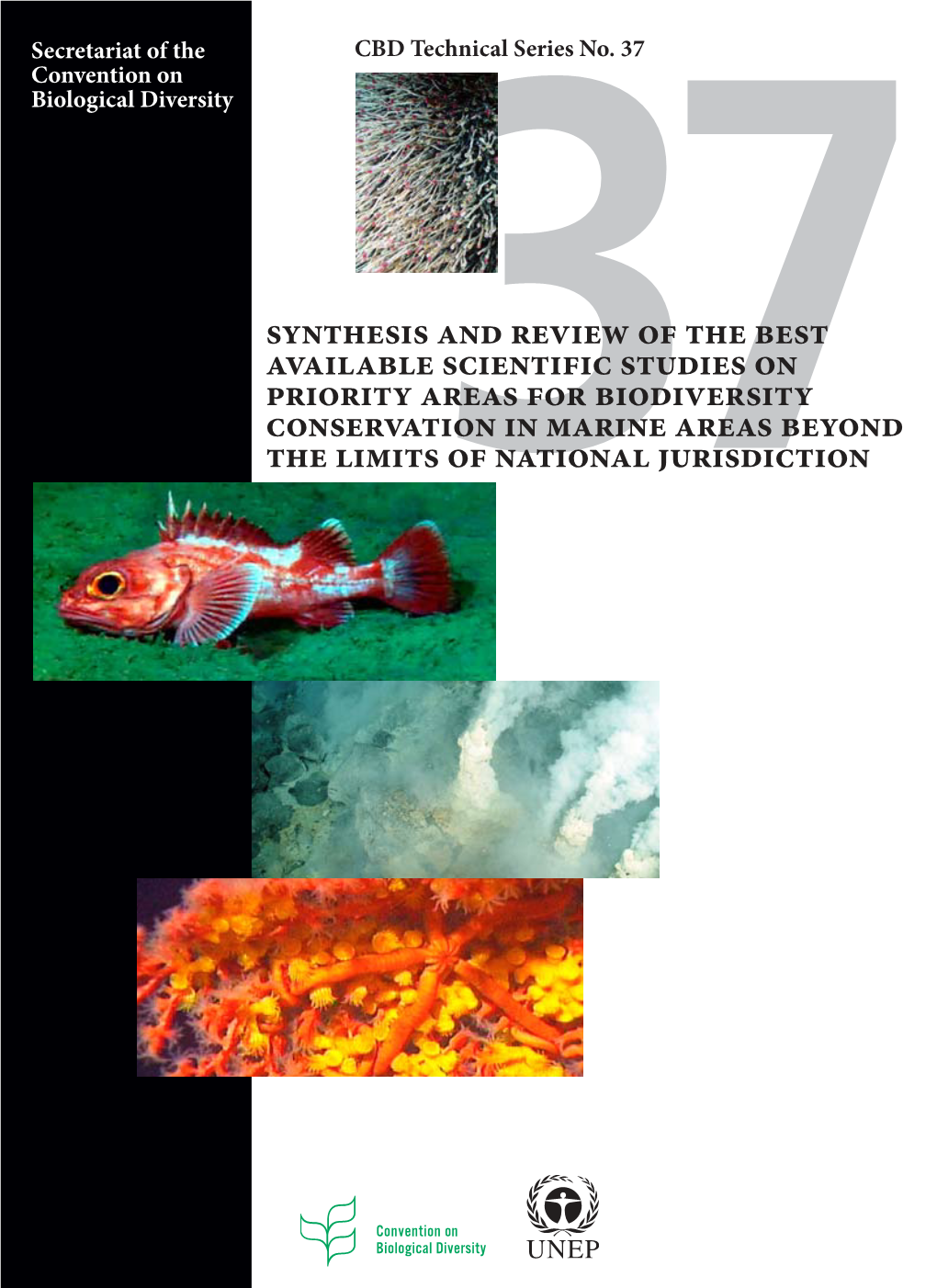 Synthesis and Review of the Best Available Scientific Studies on Priority Areas for Biodiversity Conservation in Marine Areas Be